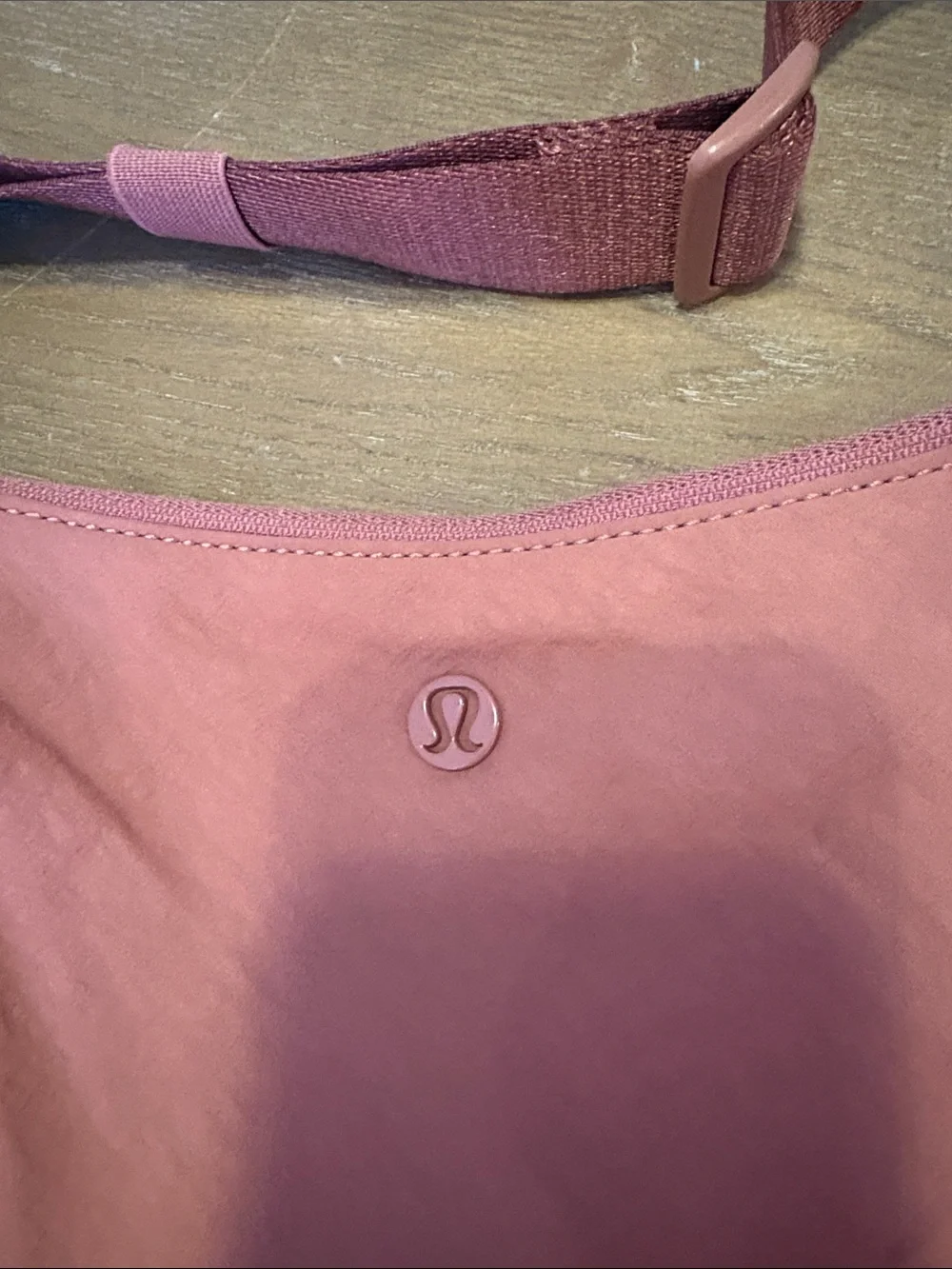 lululemon athletica Mauve-Pink Crescent Shoulder Bag